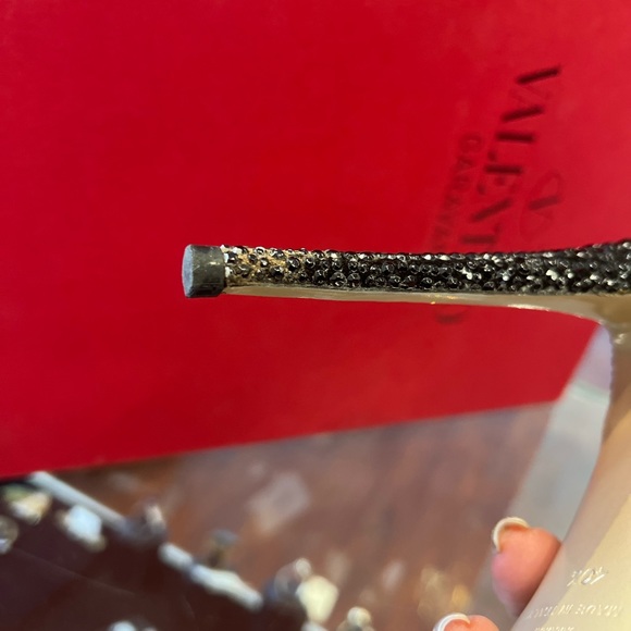 Peep toe Beaded Heels - Picture 5 of 5